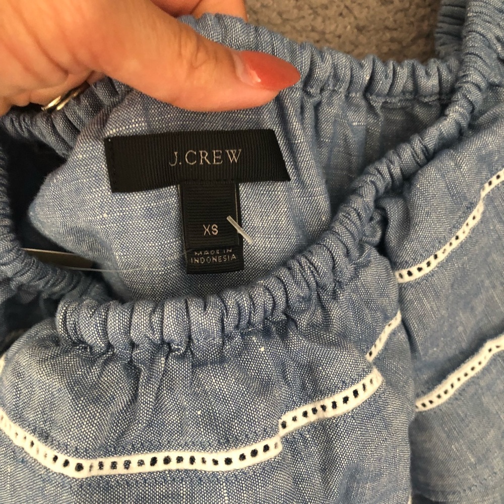 ⛔️SOLD⛔️J. Crew Off Shoulder Summer Dress - Picture 4 of 6